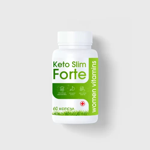 Баночка с 60 капсулами для похудения Keto Slim Forte