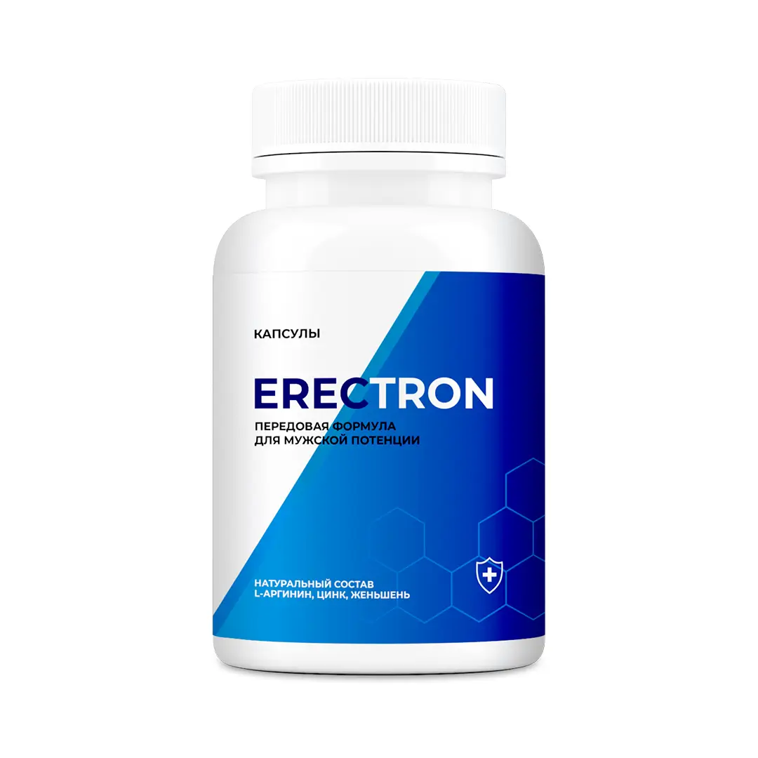 Баночка с капсулами для потенции Erectron