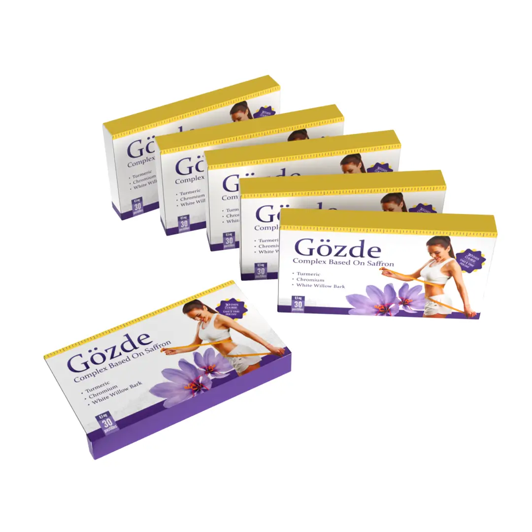 Шесть упаковов пастилок Гёзде