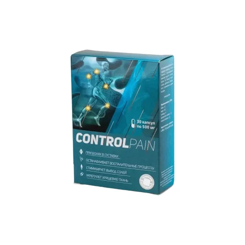 Капсулы Control Pain в бирюзовой упаковке 30 штук