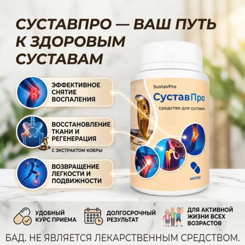 Капсулы для суставов СуставПро